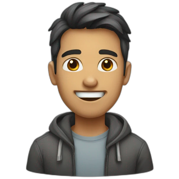 Hombre joven odontologo  emoji