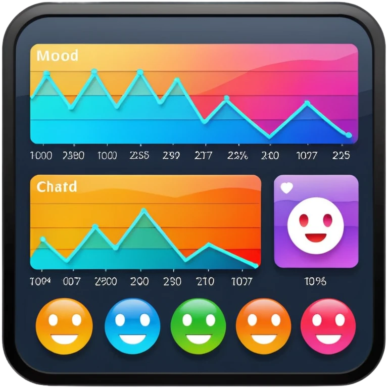 Mood chart dashboard emoji
