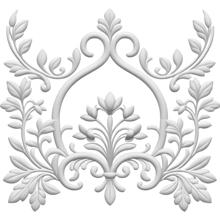 white lace border emoji