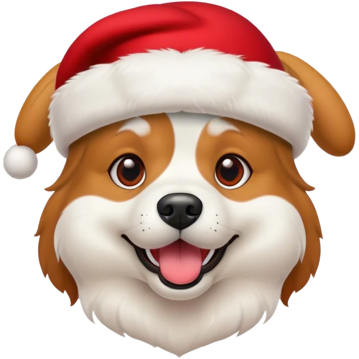Dog wearing hat emoji