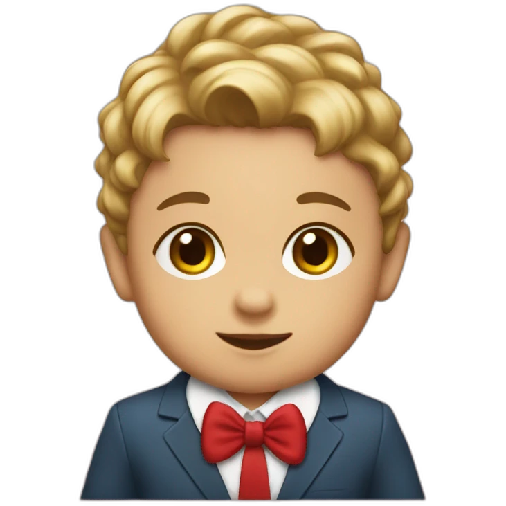 Baby un Christmas suit emoji