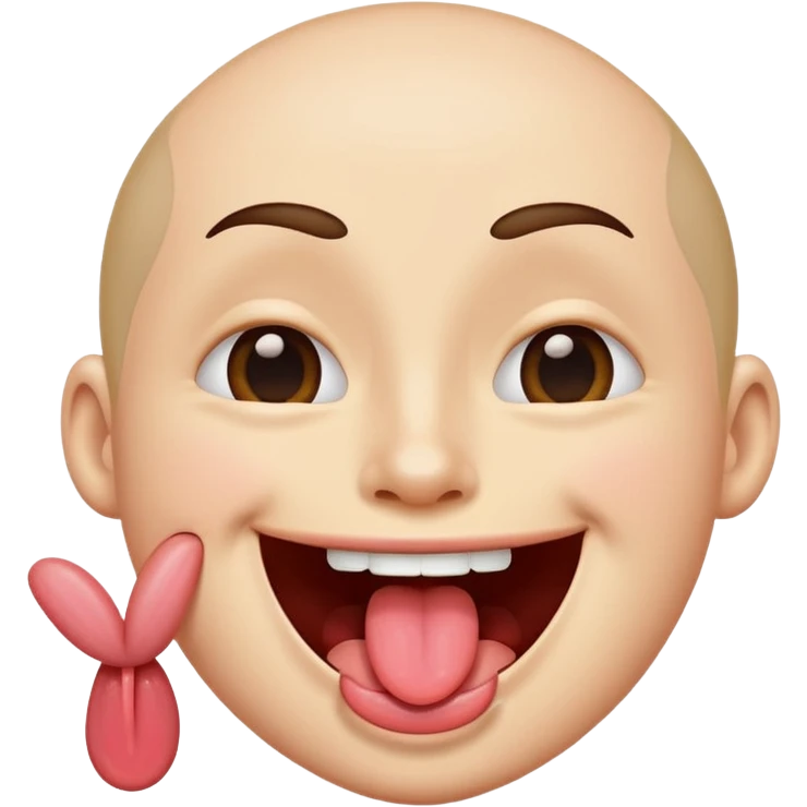 winking face with tongue emoji