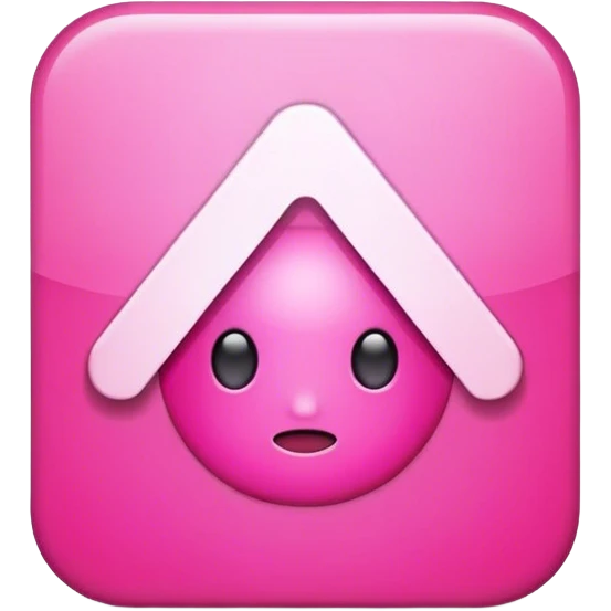pink alert icon without face emoji