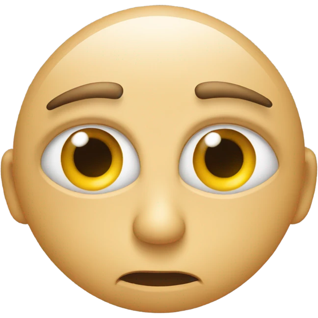 Lazy eye emoji