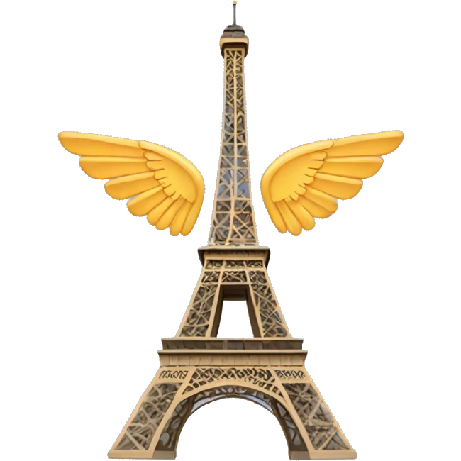 Torre Eiffel with wings  emoji