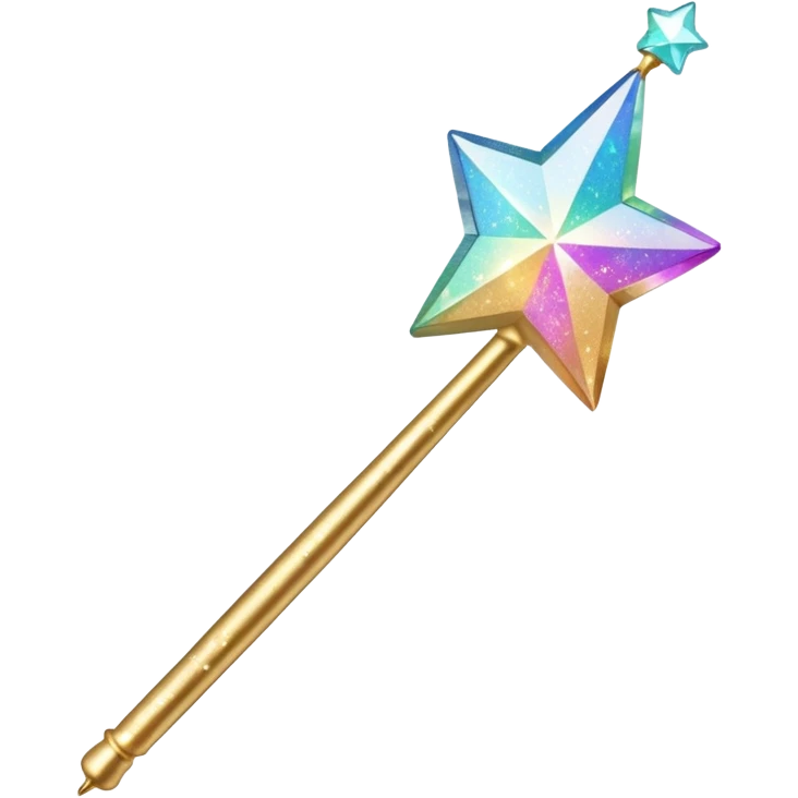glitter magic wand emoji