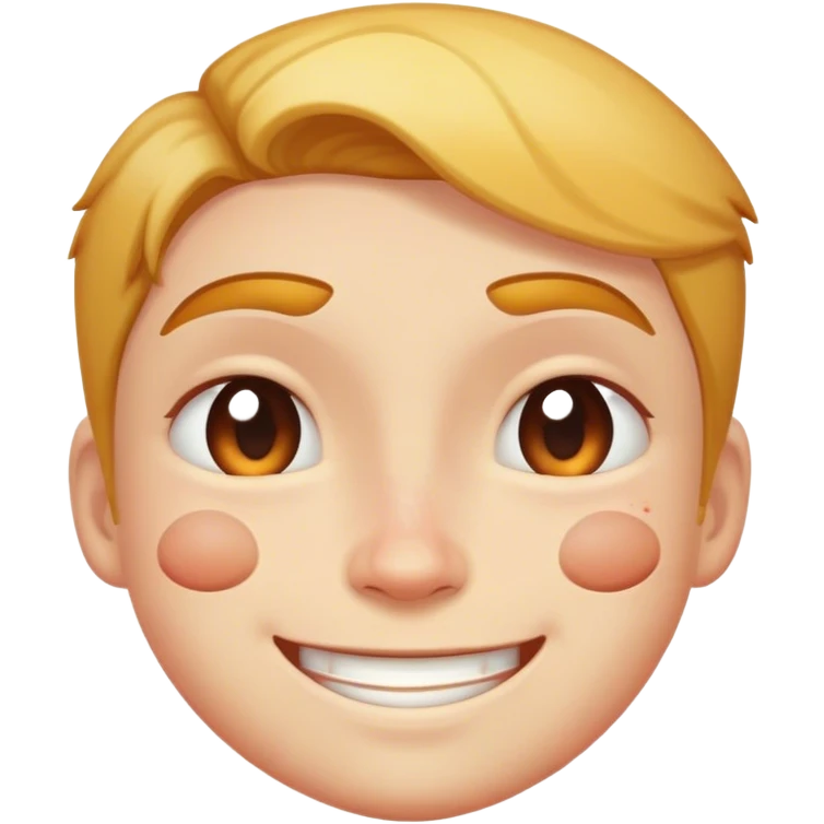 Smile face with bruises emoji