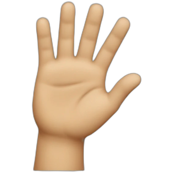waving hand emoji