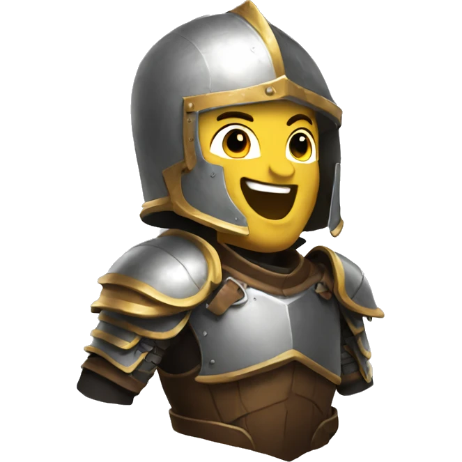 fantasy knight laughting emoji