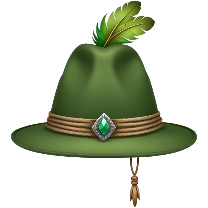 tyrolean hat emoji