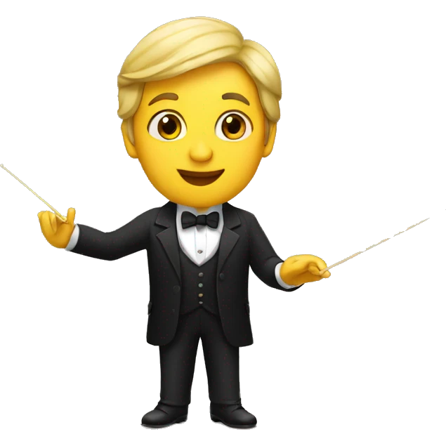 orchestra conductor emoji