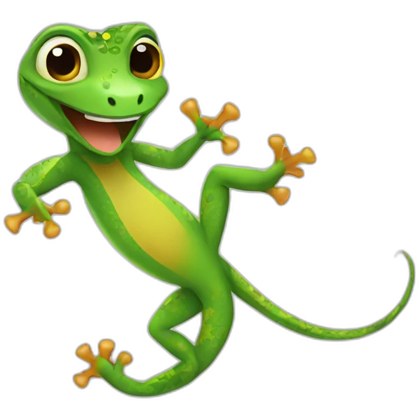 cool gecko dancing emoji