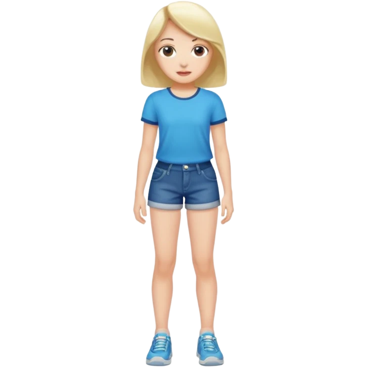 Naked girl with legs spread  emoji