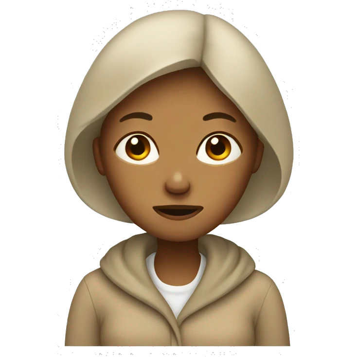 Beige sick woman emoji