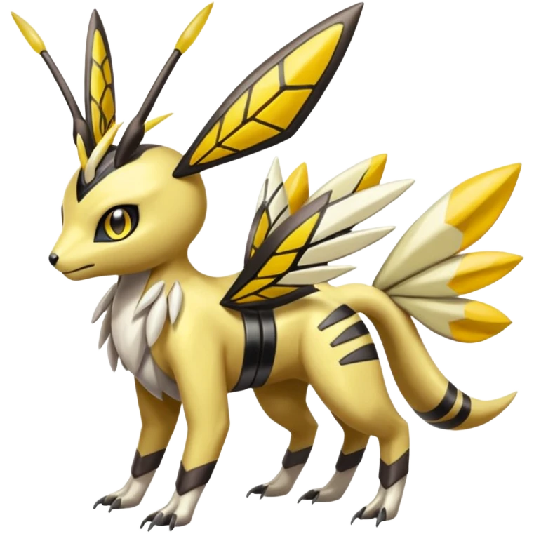 Meloetta-Renamon-Beedrill-Manectric-Palkia-Cresselia-fusion emoji