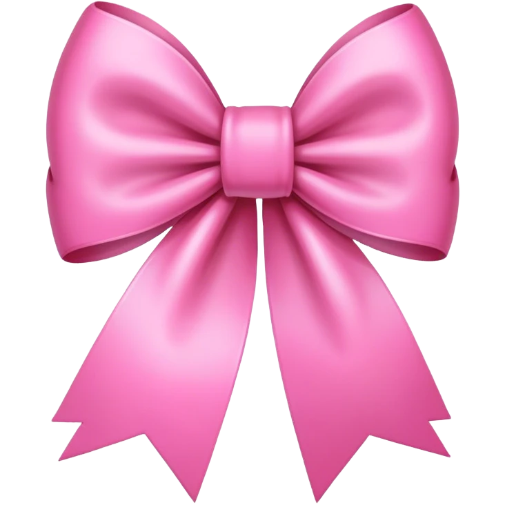 Bow pink emoji