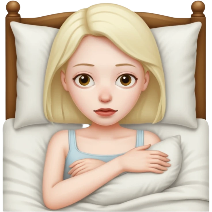 very sick woman emoji