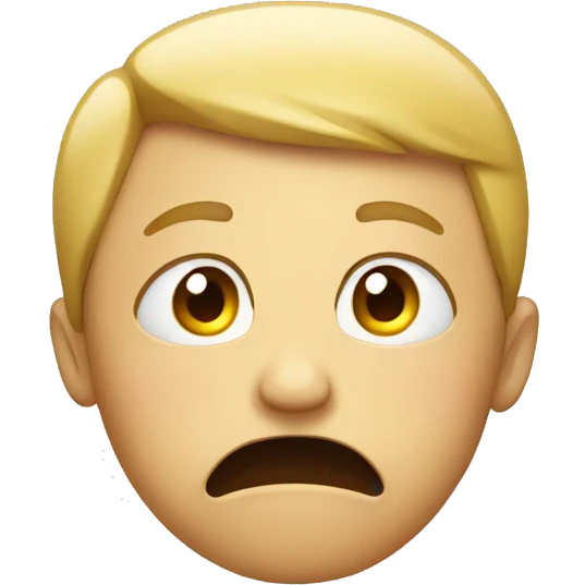 nervous face  emoji