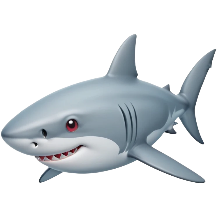 Shark with heart on eyes emoji