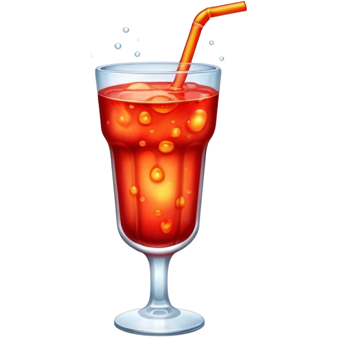 A lava drink emoji