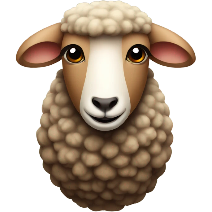 Brown sheep emoji