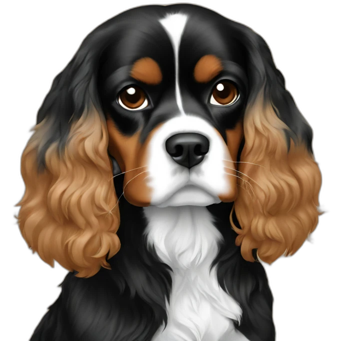cavalier-black-tan emoji
