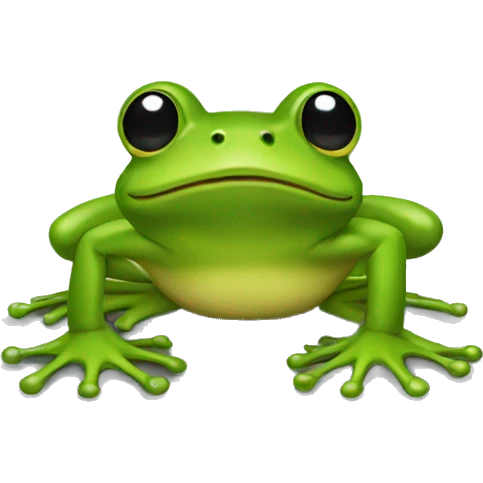 grenouille rouge emoji