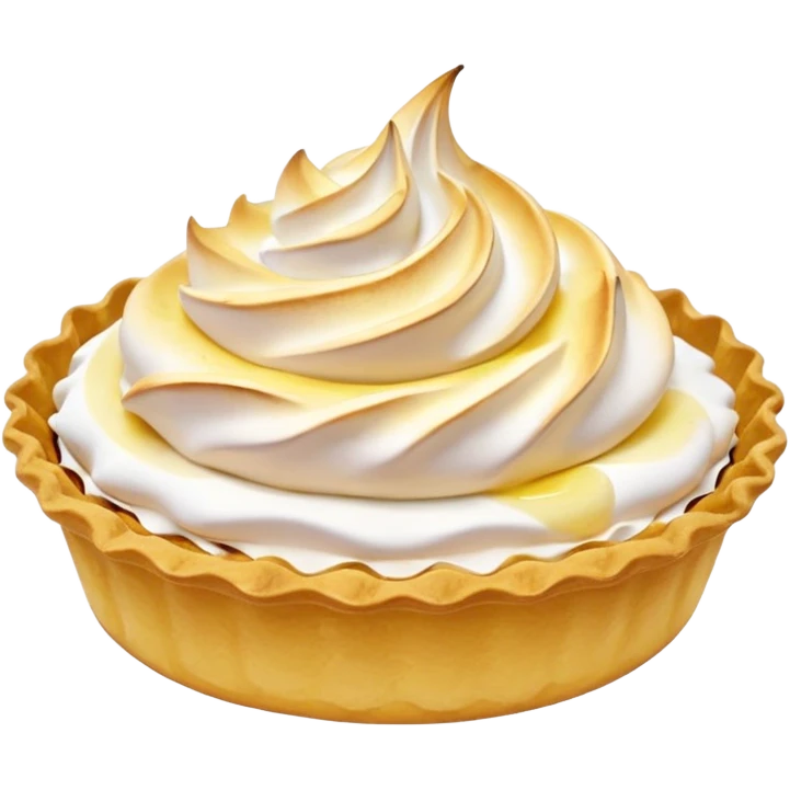 Lemon tartlet with meringue on top emoji
