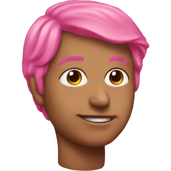 Pink painting emoji