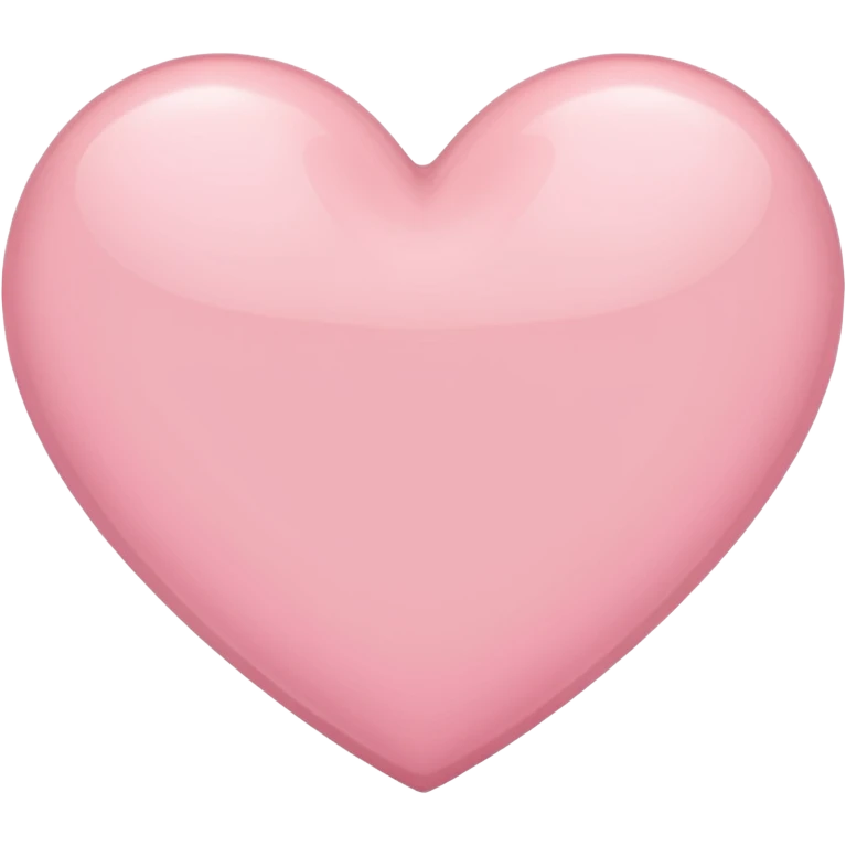 Light pink heart emoji