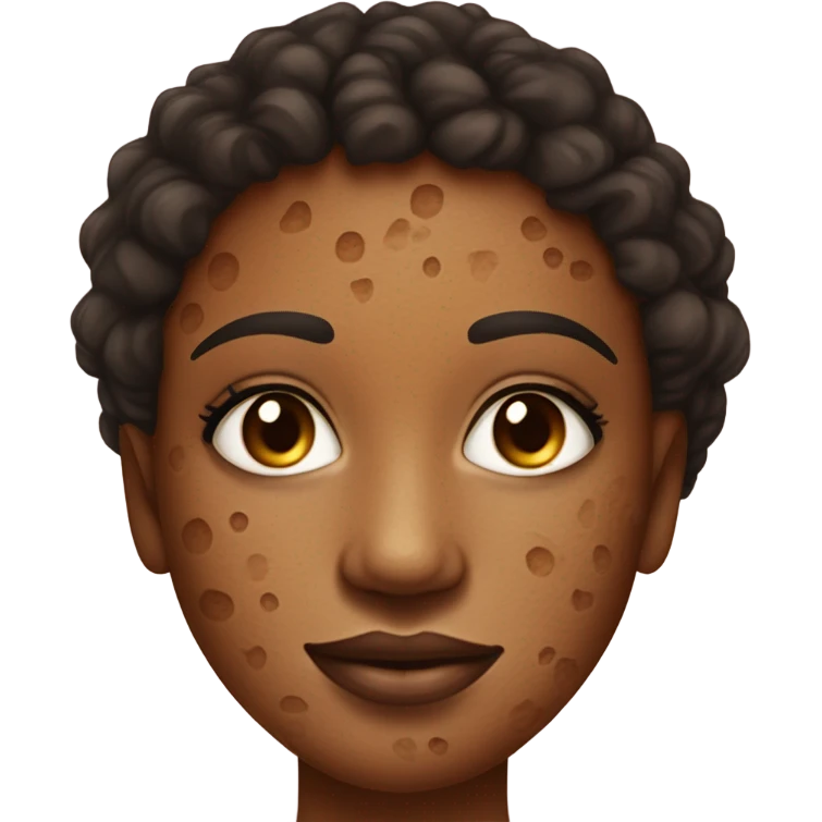 Hyperpigmentation drawing emoji