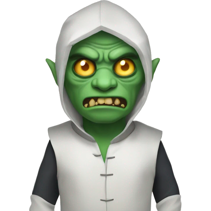 Roi en costume de monstre  emoji