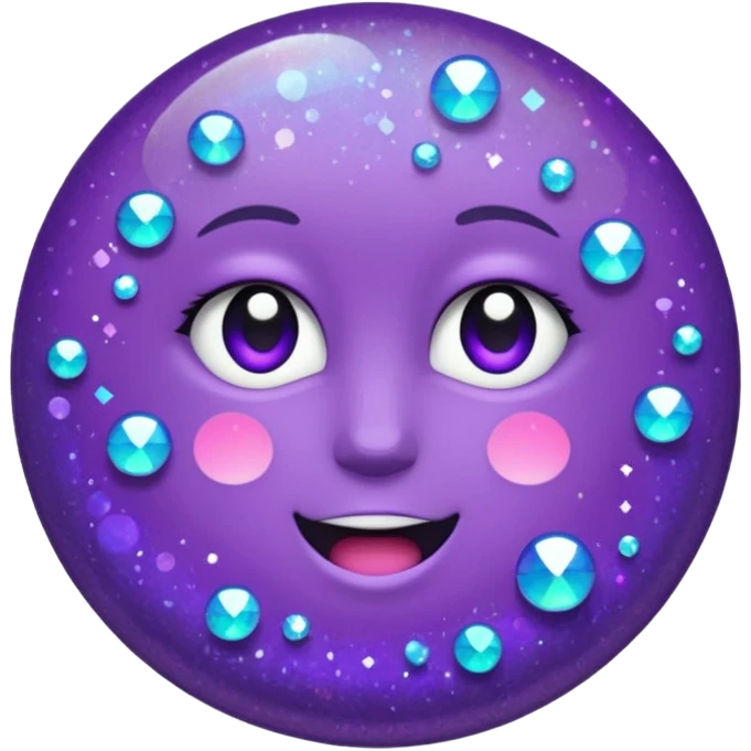 Purple Glitter administrator tools emoji