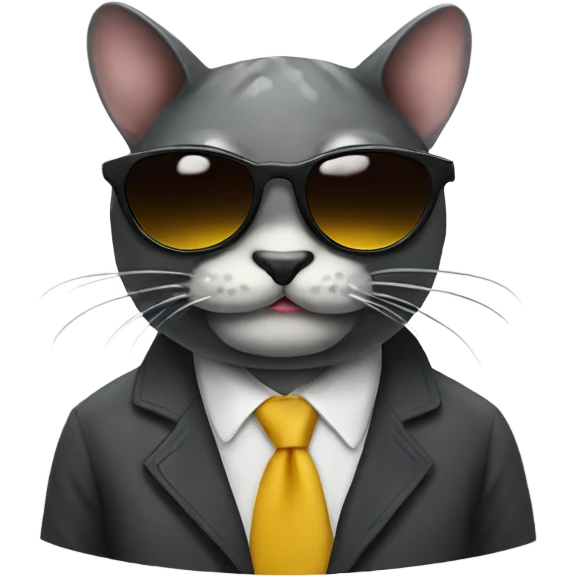 Catfish with sunglasses  emoji