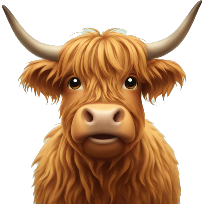 Highland cow emoji