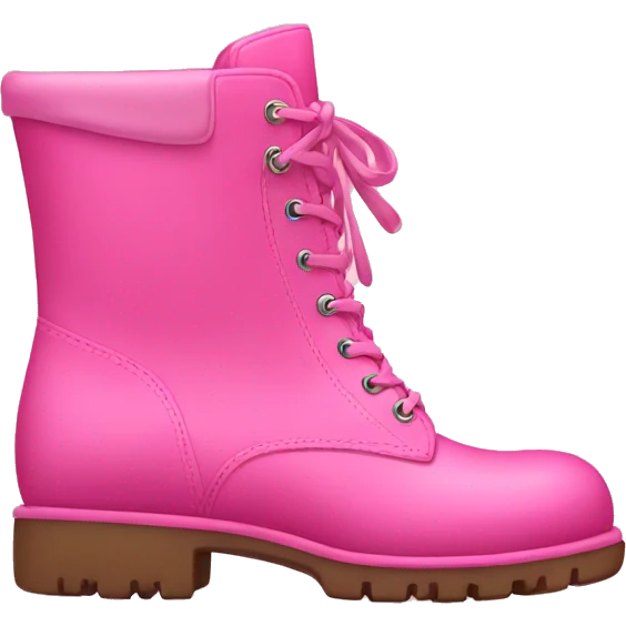 pink boots emoji
