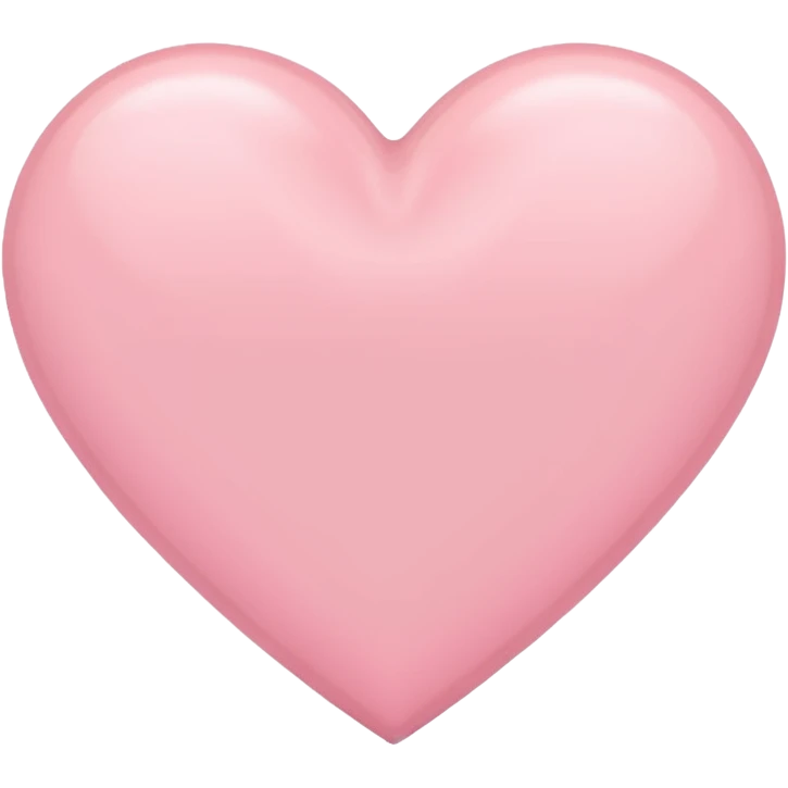 pastel pink heart emoji