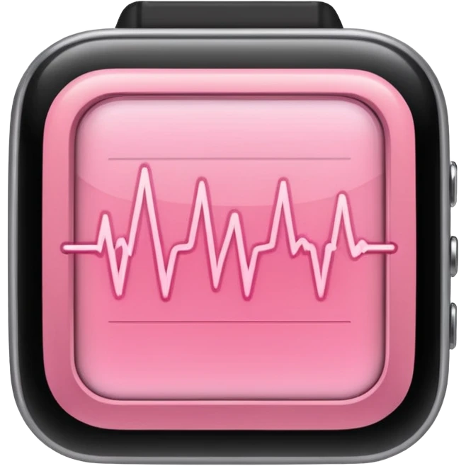 light pink heartbeat monitor emoji