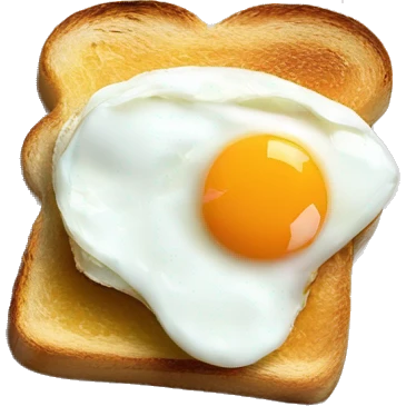 poached eggs on toast  emoji