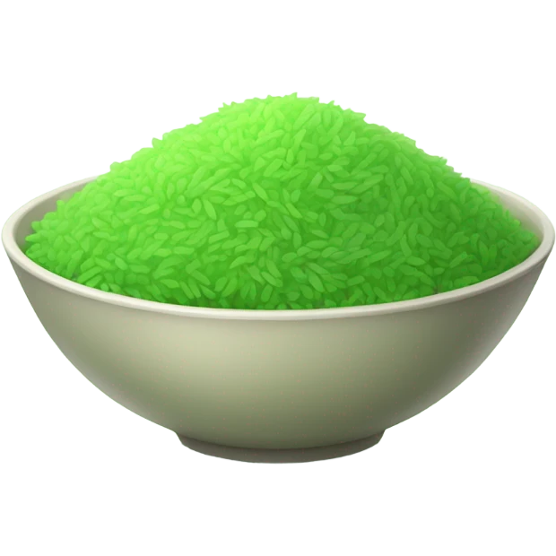 Green rice emoji