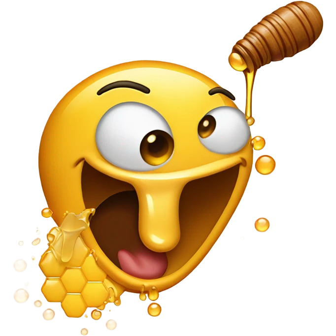 Vomitting honey emoji