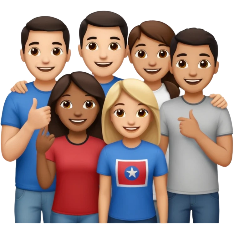 amigos puerto riqueños emoji