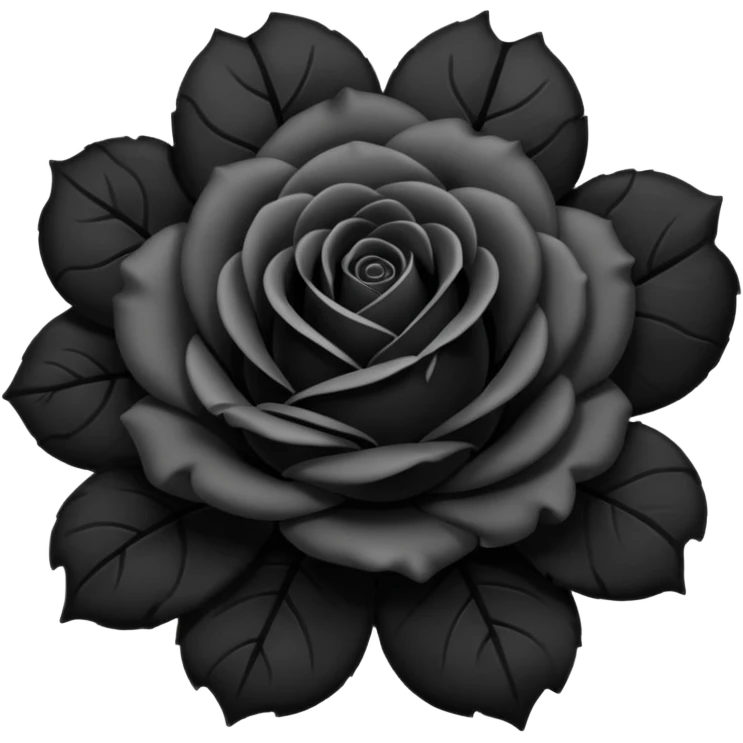 Black rose emoji emoji