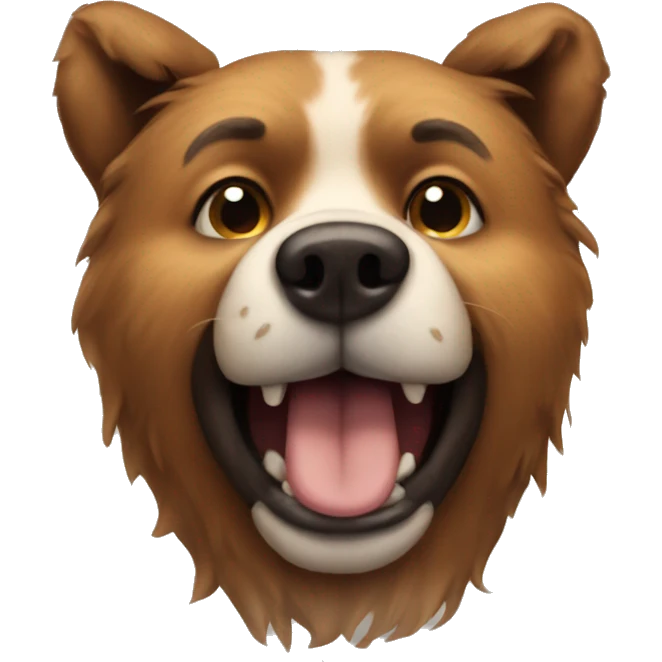 dog bear emoji