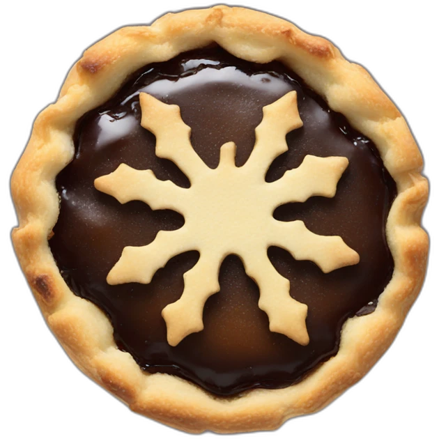 one mince pie emoji