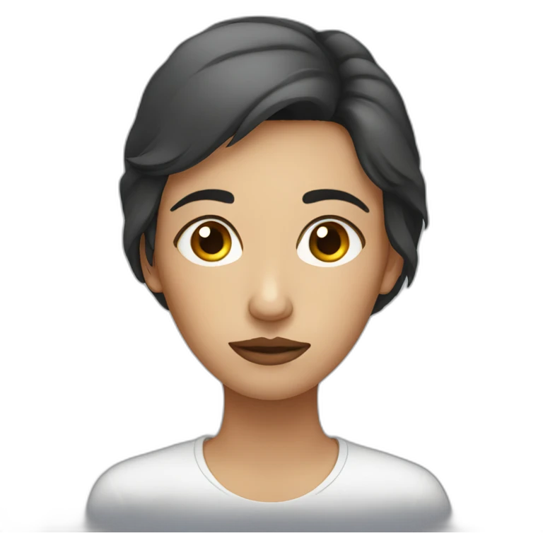 Tired Woman with dark circles emoji