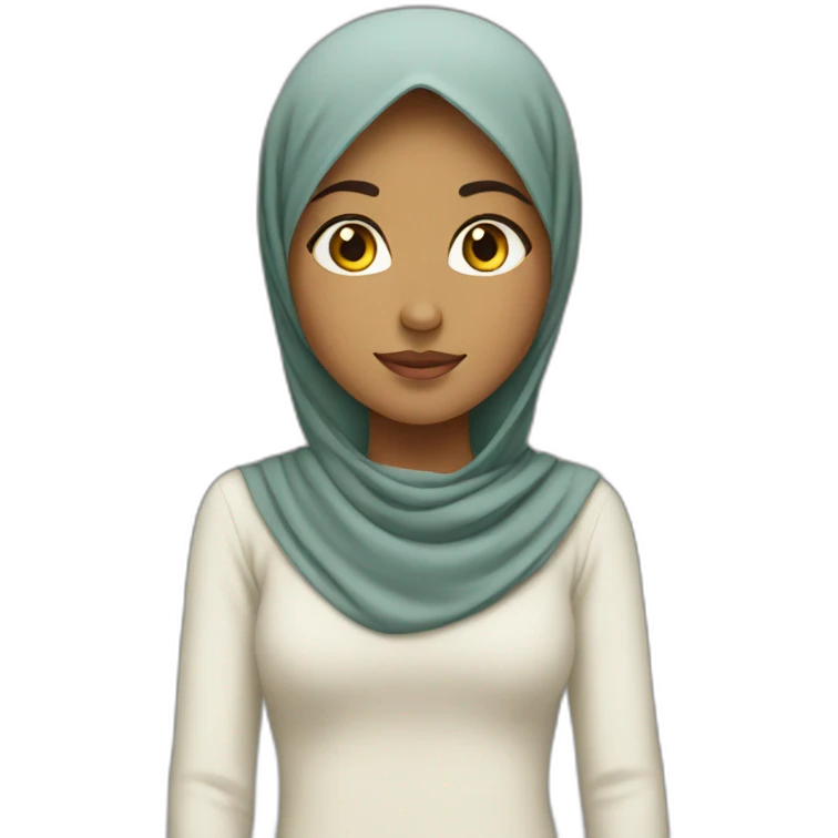 Muslim girl explains emoji