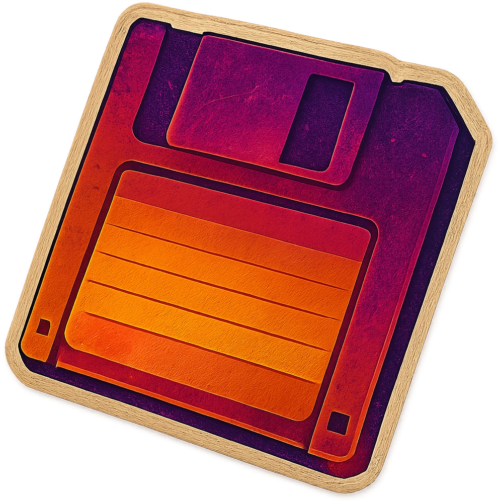 a floppy disk emoji