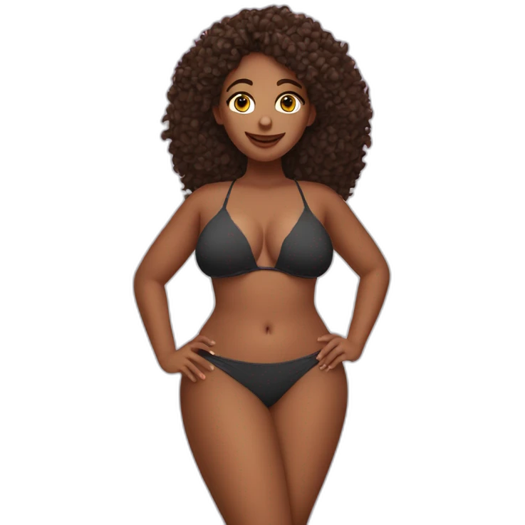 bikini women curvy emoji