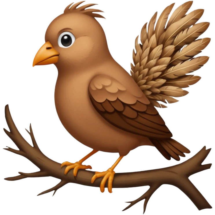 Oiseau qui fais caca sur les gens emoji